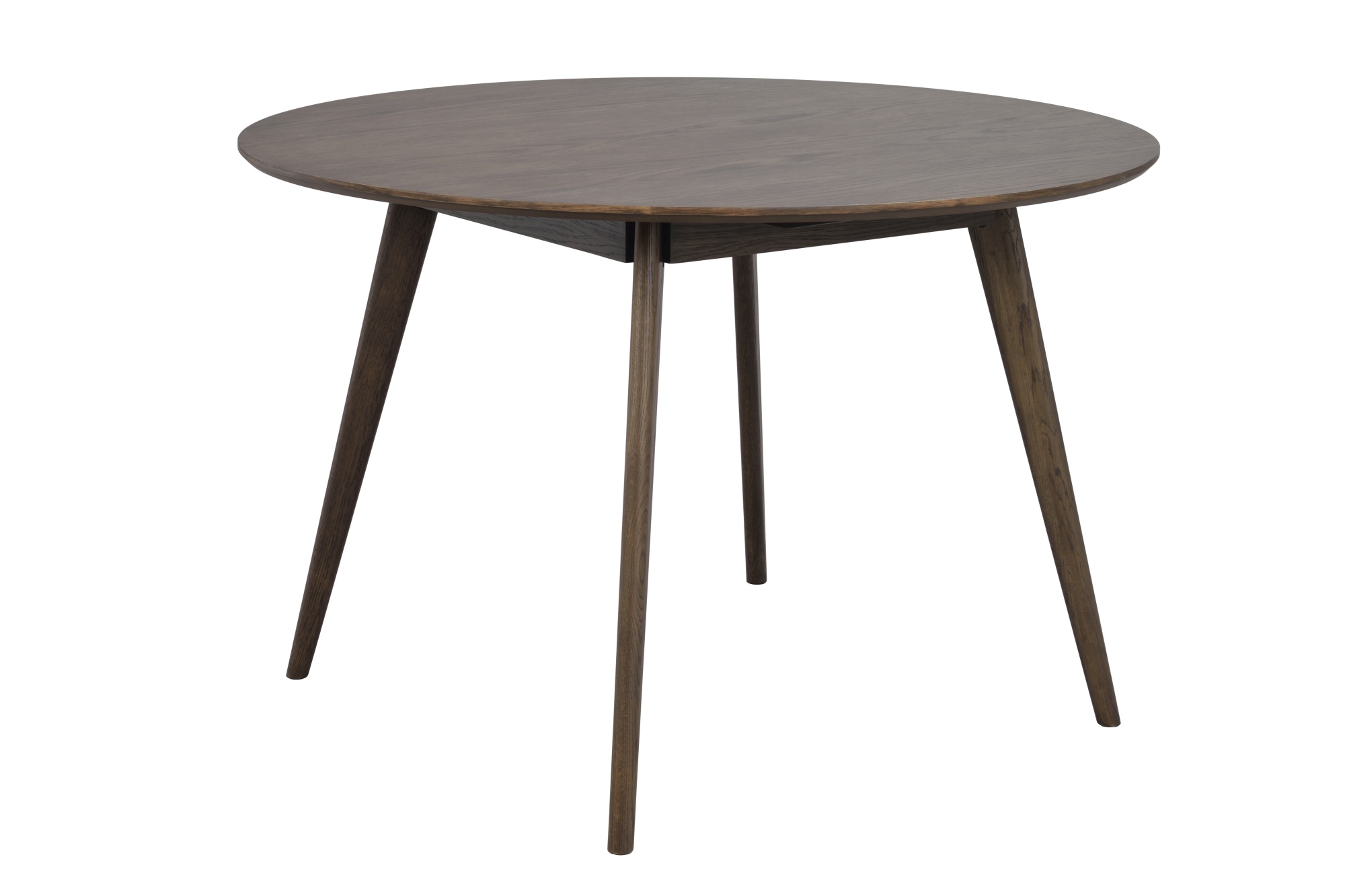 Esstisch Yumi Rund 115cm, MDF Eiche Braun