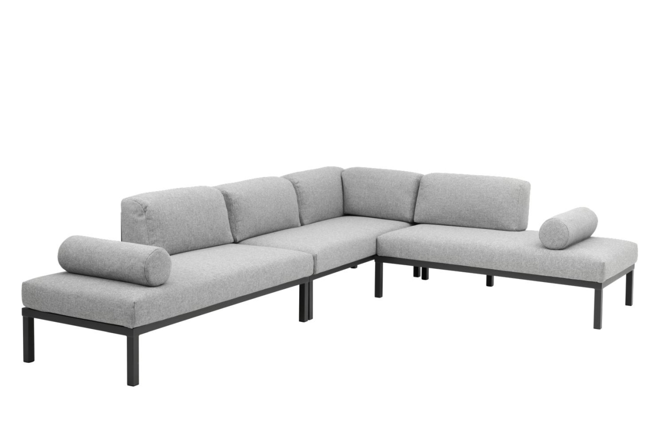 Gartenecksofa Gonesse mit Kissen