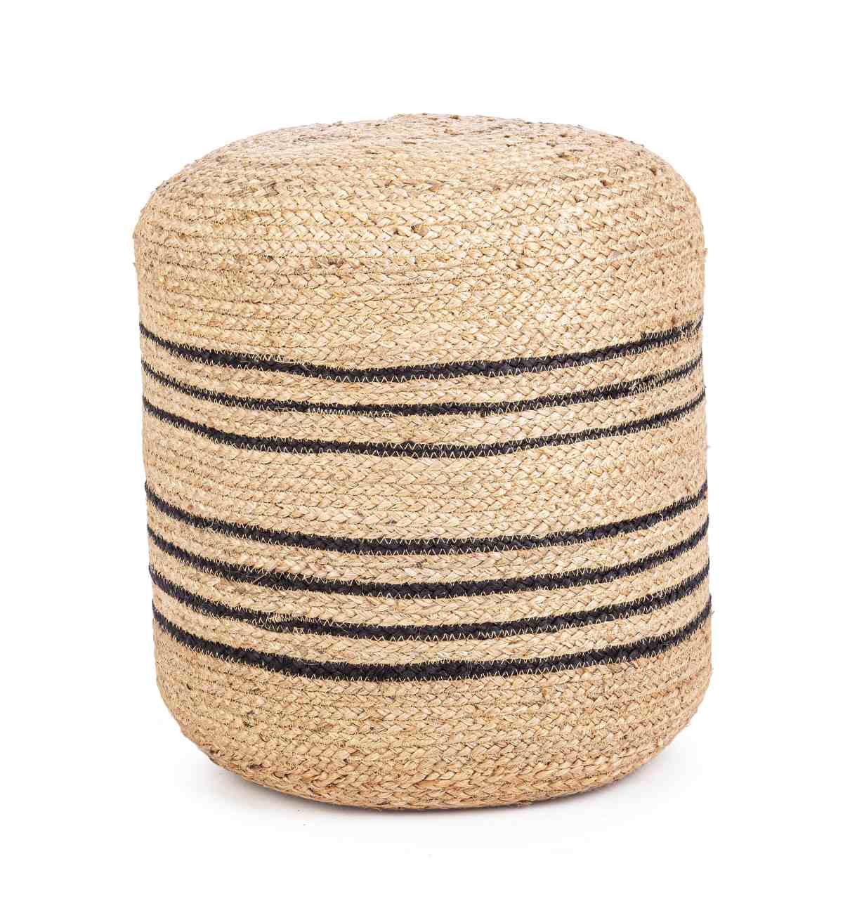 Pouf Ankit aus Jute, Natur