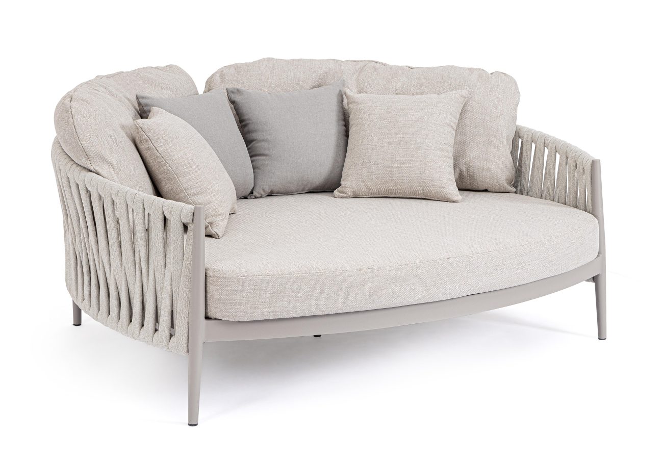 Gartendaybed Jacinta aus Aluminium, Sand Gartendaybed Jacinta aus Aluminium, Sand
