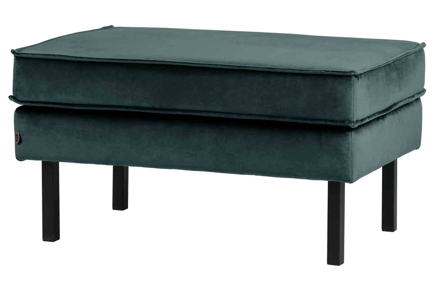 Hocker Rodeo Samt, Teal