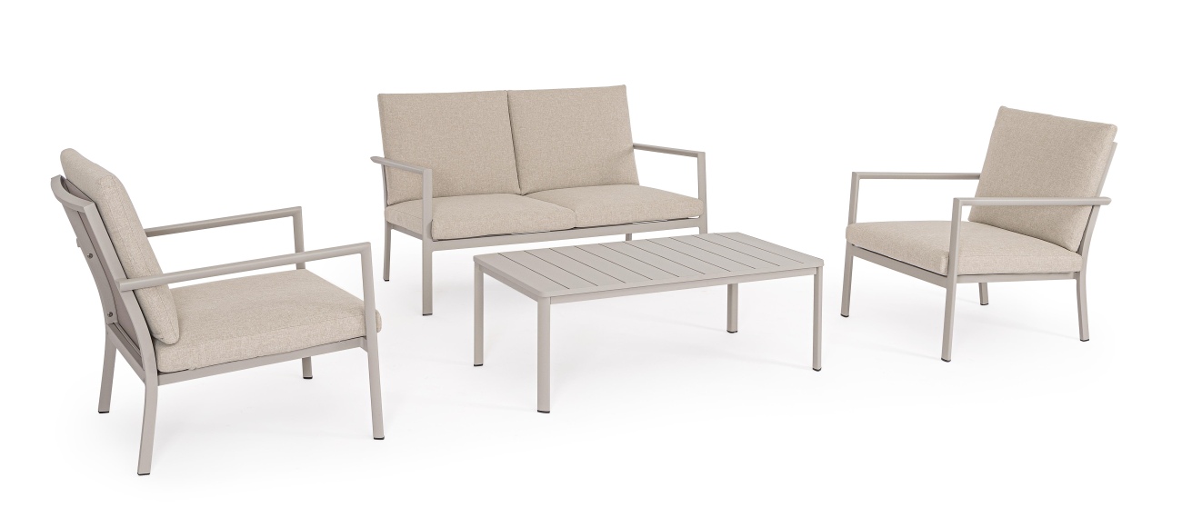 Garten-Set Konnor 4er Gruppe, Rastin