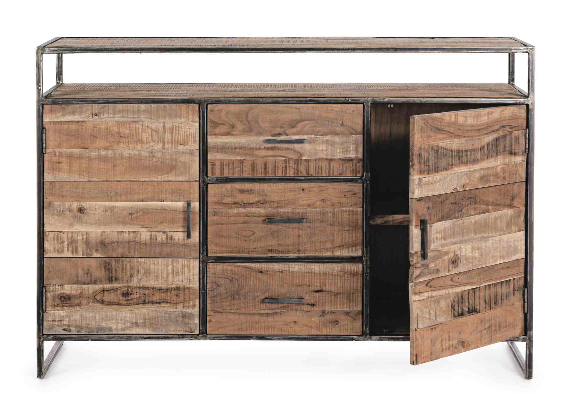 Sideboard Elmer aus Akazienholz, 150 cm