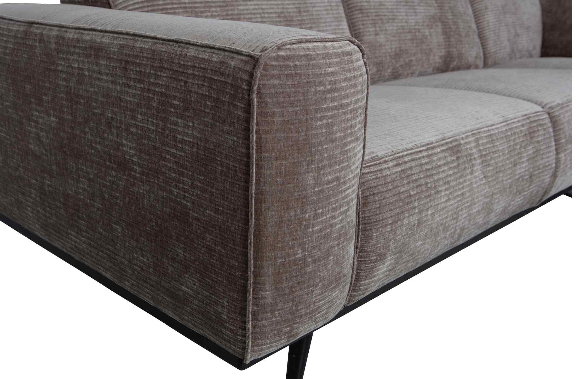 Ecksofa Statement aus gewebten Jacquard Rechts, Taupe