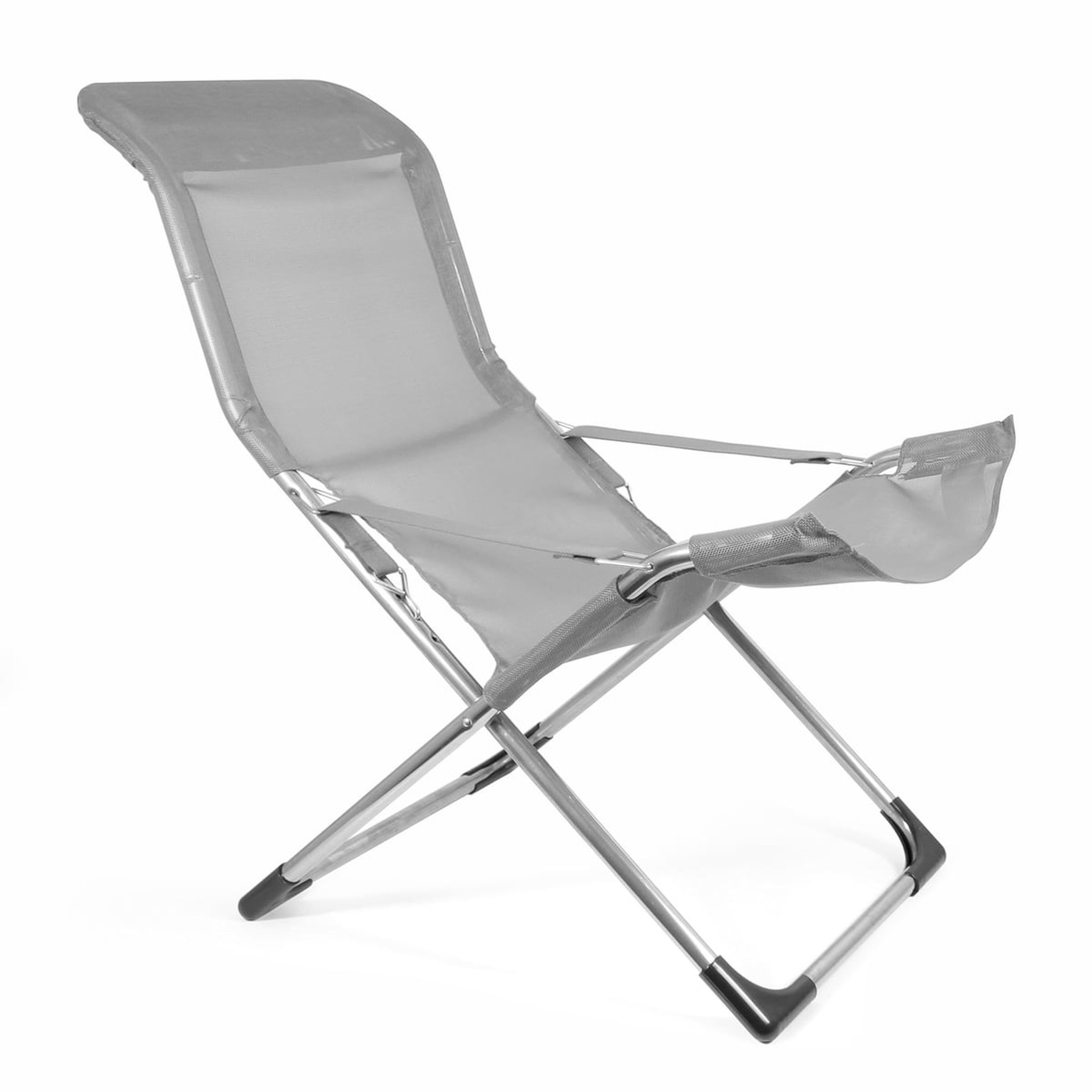 Sessel Fiesta aus Aluminium, Grau