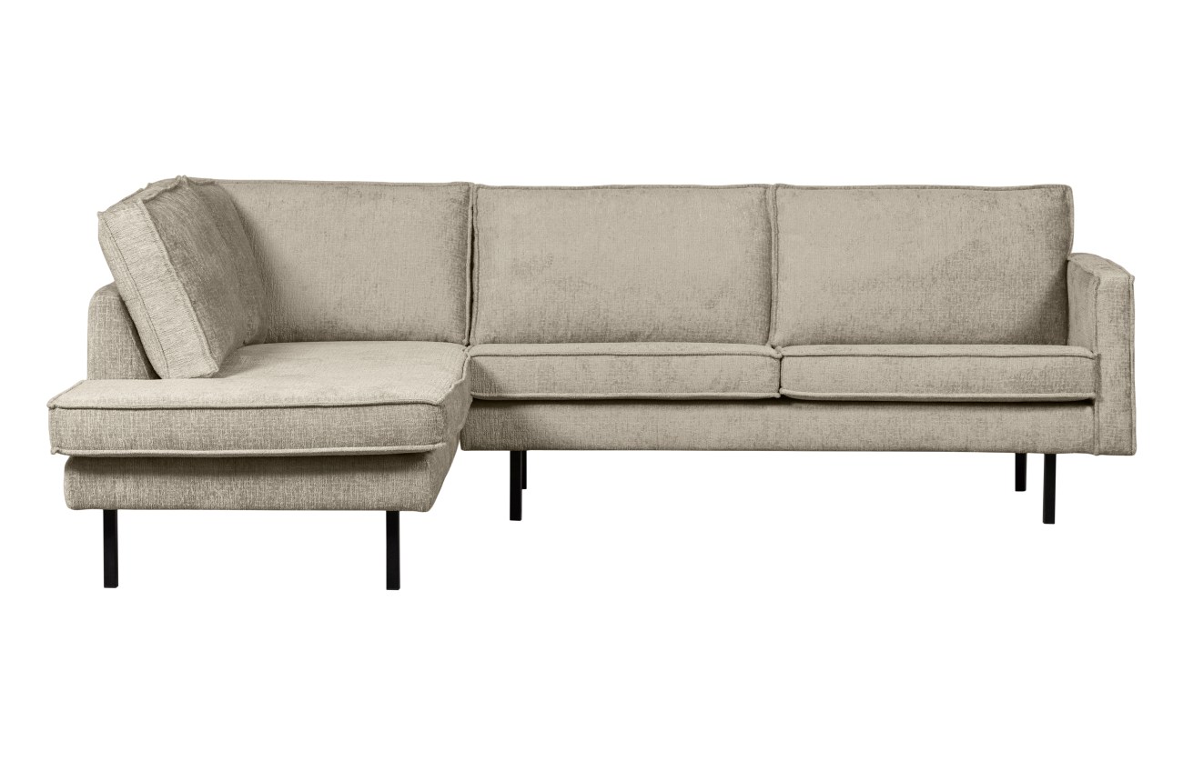 Ecksofa Rodeo aus Struktursamt Links, Wheatfield