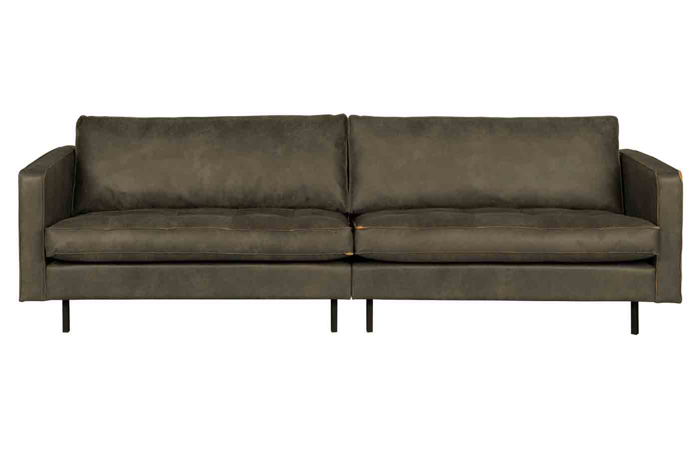 Rodeo Classic Sofa 3 Sitzer Lederoptik, Army