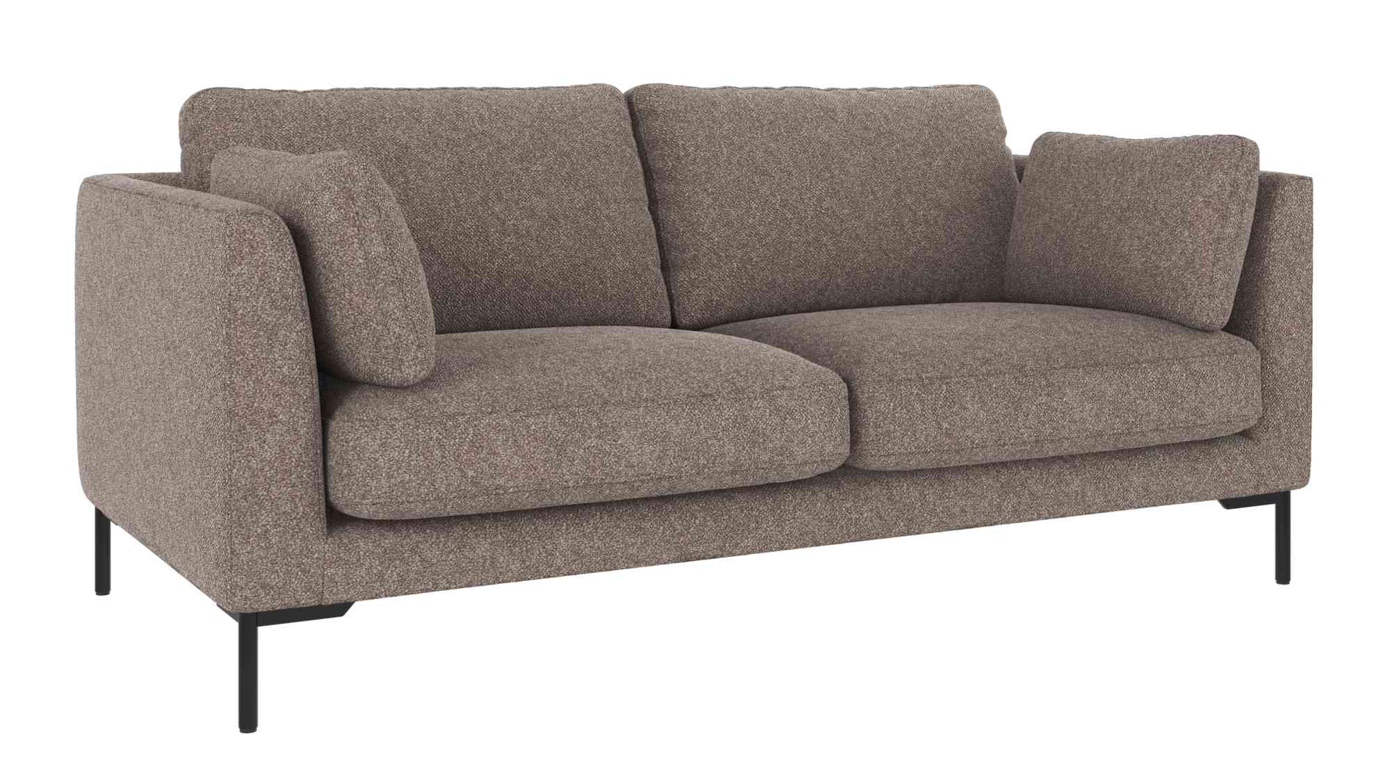 Sofa Corwin 2,5-Sitzer, Bezug Bobby Dunkelbeige