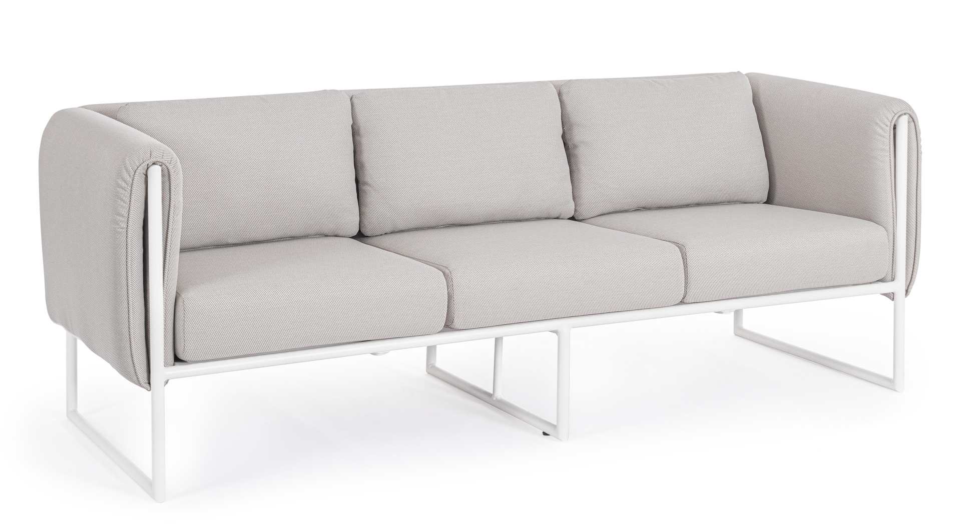 Sofa Pixel aus Aluminium, Sand