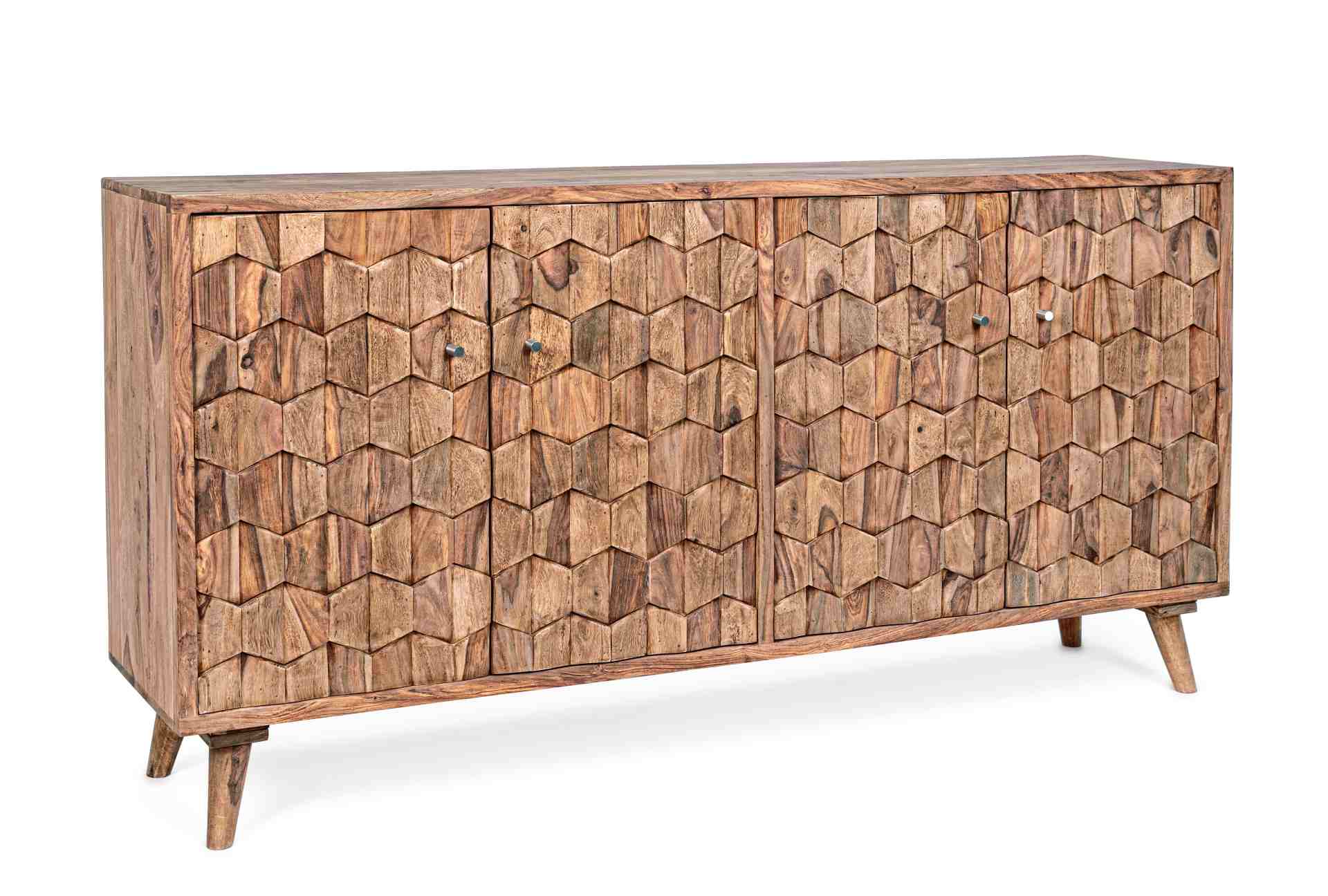 Sideboard Kant aus Sheeshamholz, 177 cm