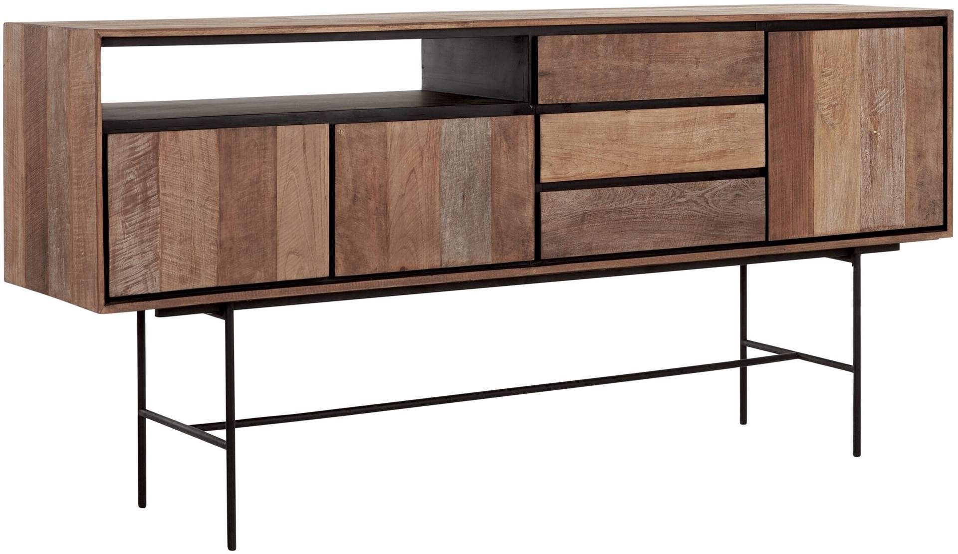 Sideboard Metropole, 3 Türen und 3 Schubladen