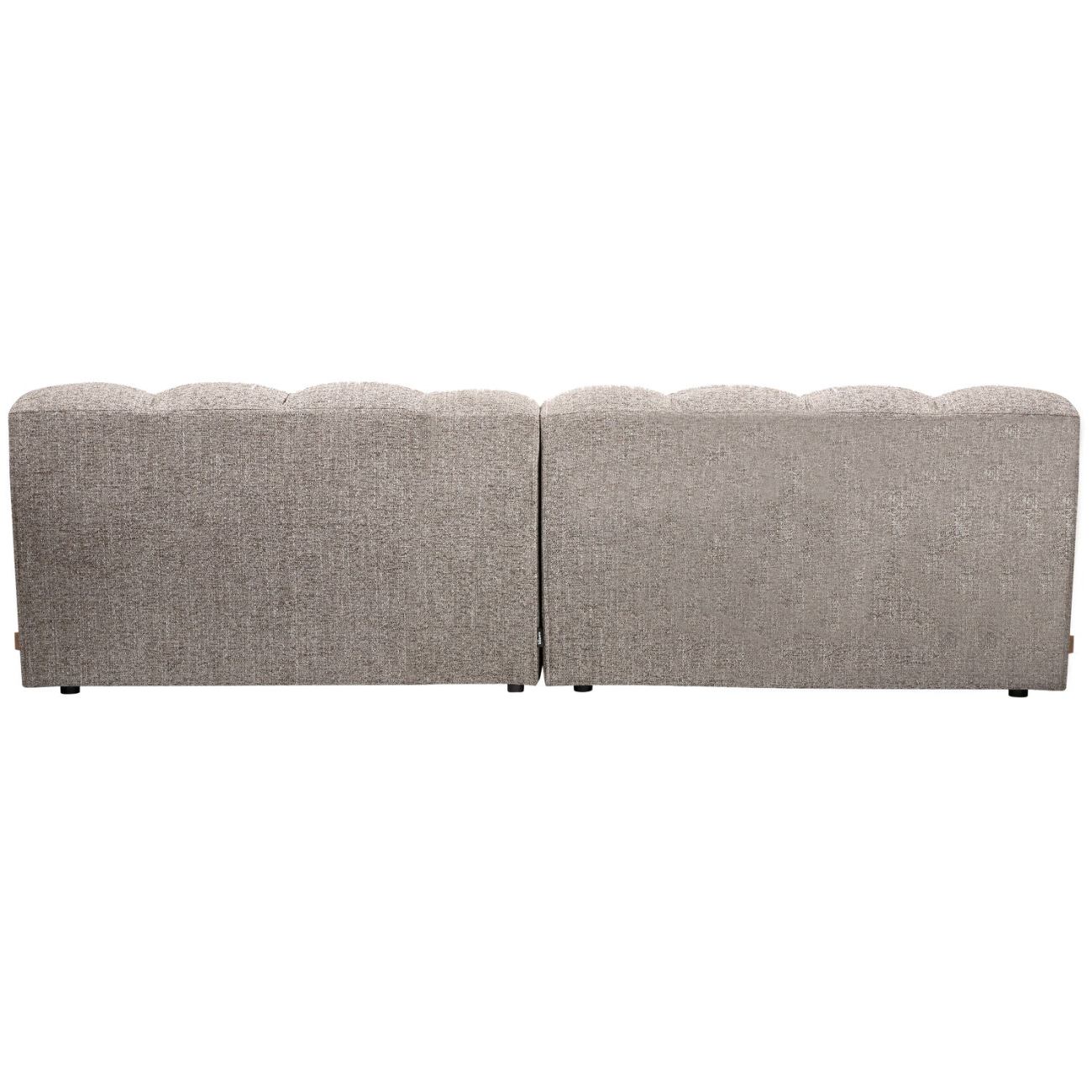 Sofa Allure aus Melange-Stoff, Hellgrau