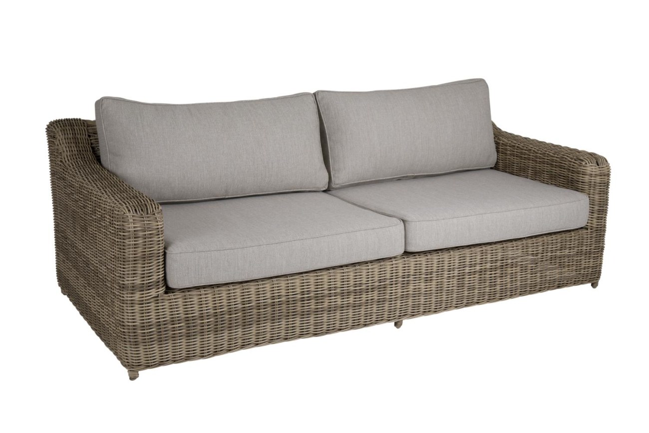 Gartensofa Glendon mit Kissen