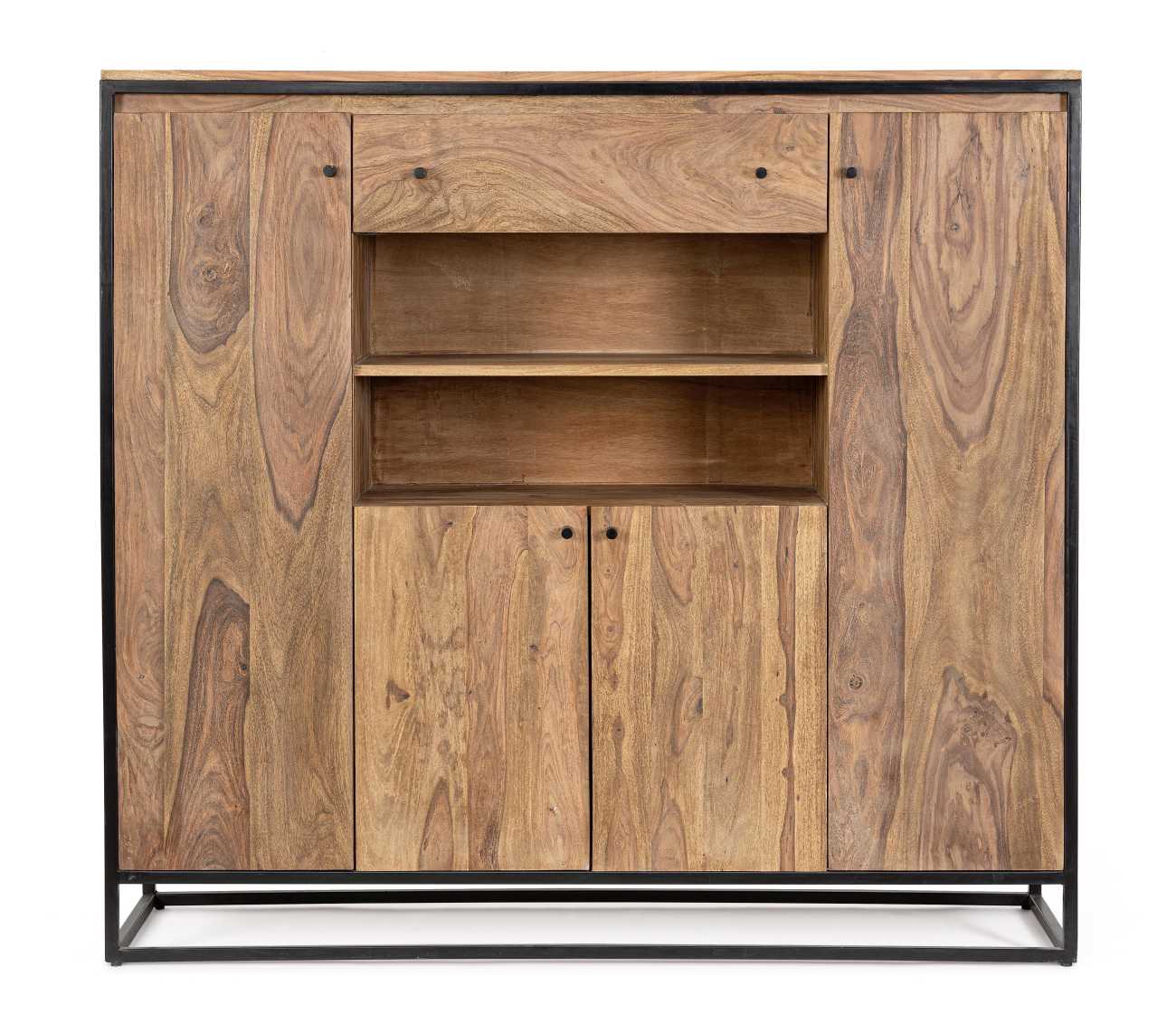 Highboard Nartan aus Sheesham-Holz, 145 cm