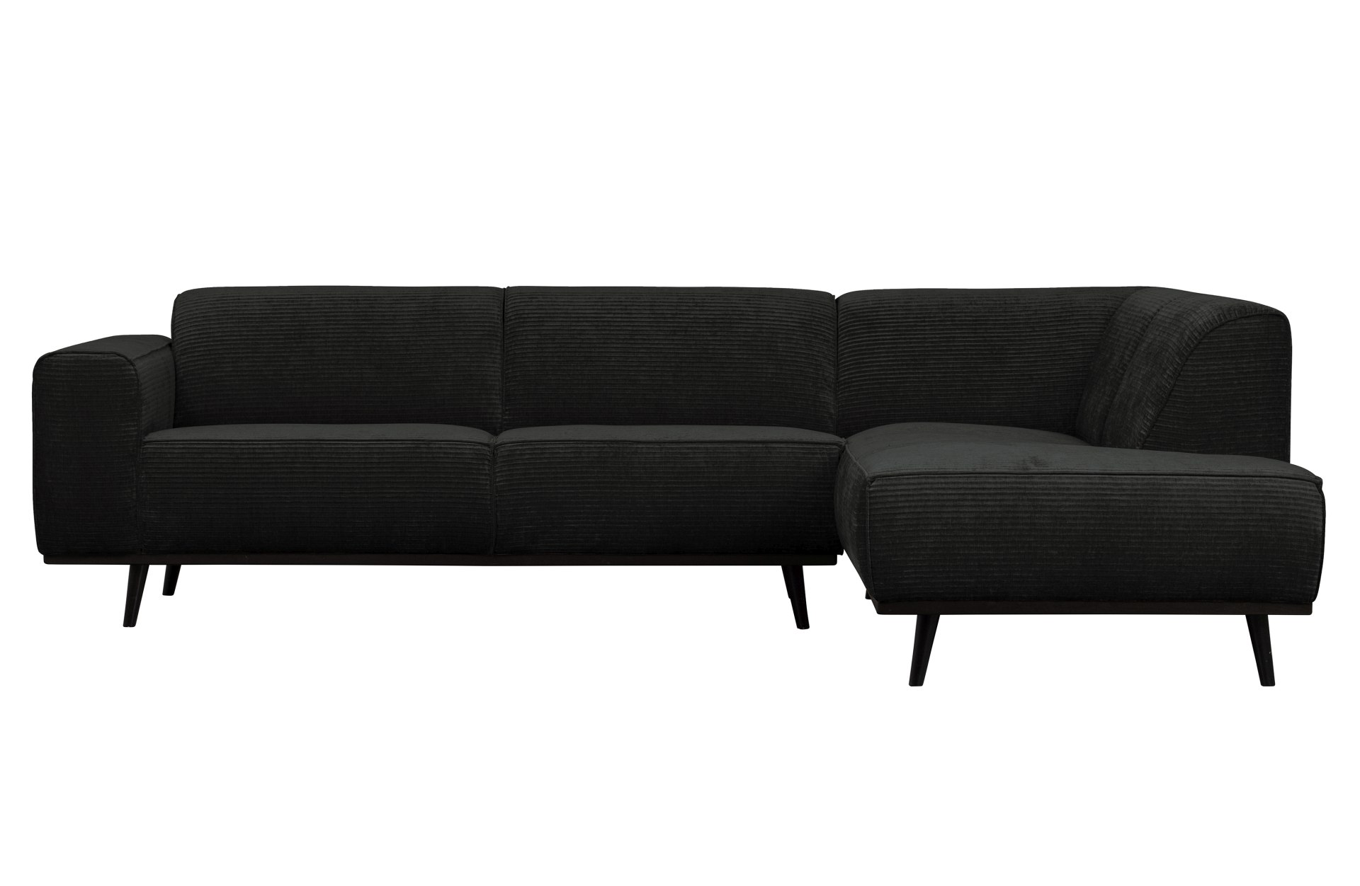 Ecksofa Statement aus gewebten Jacquard Rechts, Graphit