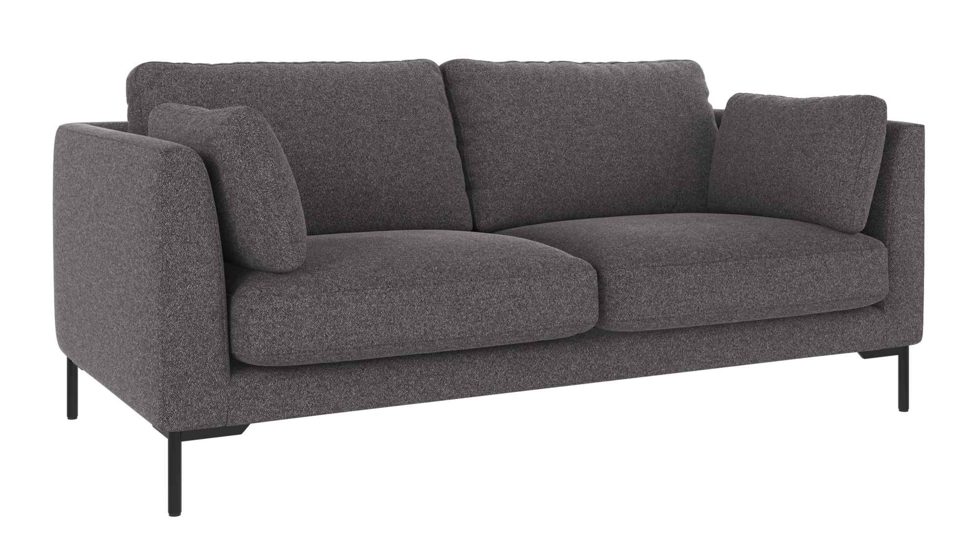 Sofa Corwin 2,5-Sitzer, Bezug Brenda Dunkelgrau