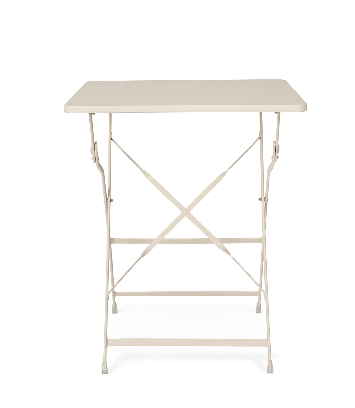 Gartentisch Yasmin aus Metall 60x60 cm, Champagner