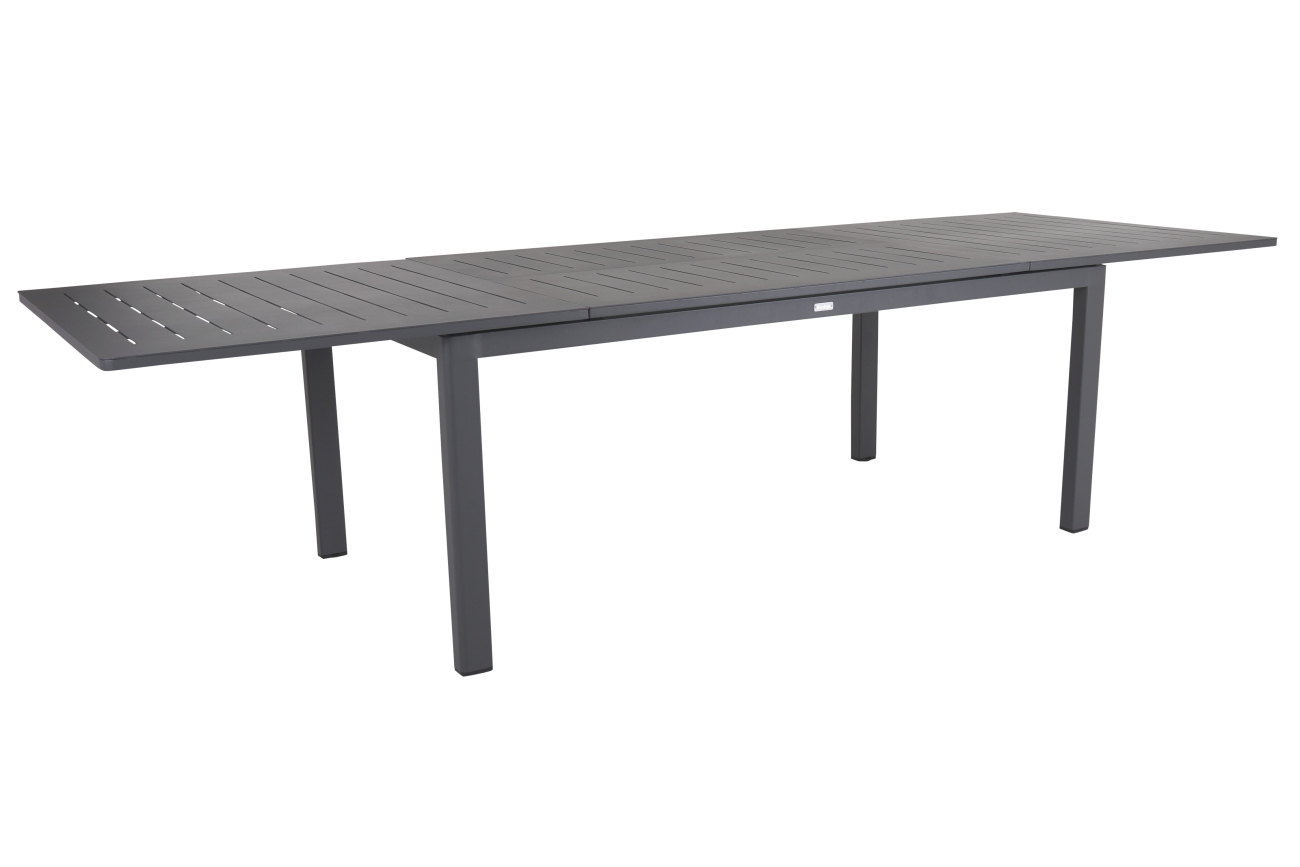 Gartenesstisch Lomma, 194-312x100 cm, Anthrazit