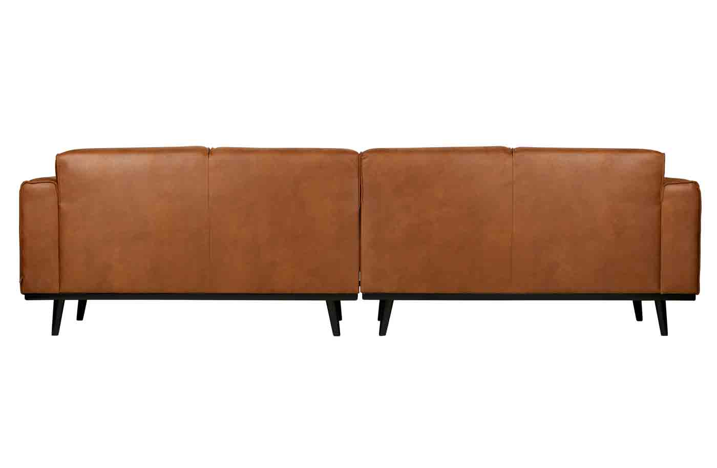 Bigsofa Statement Lederoptik, 280cm Cognac