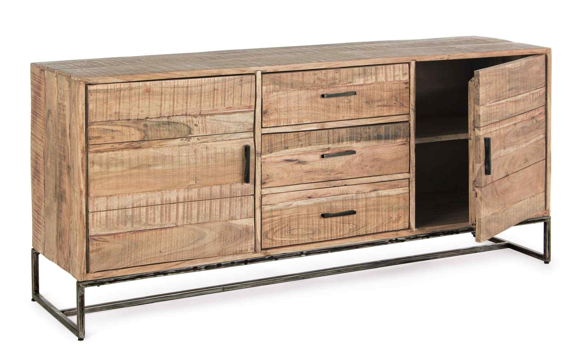 Sideboard Elmer aus Akazienholz, 175 cm