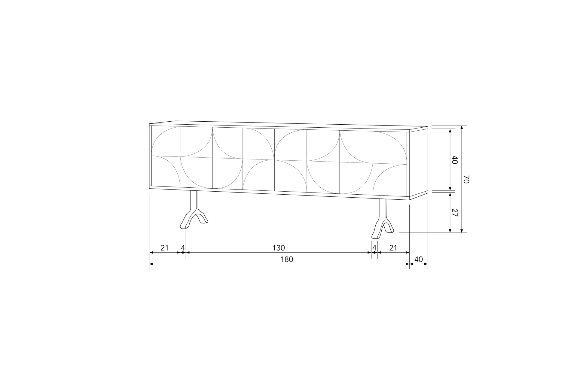 Sideboard Draw aus Mangoholz