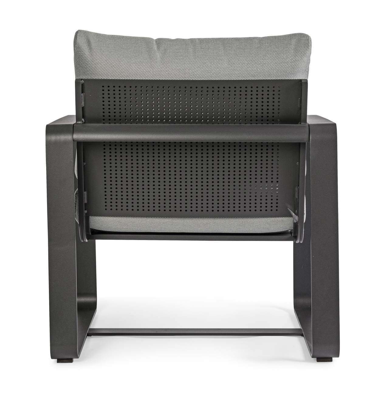 Gartensessel Merrigan aus Aluminium, Anthrazit