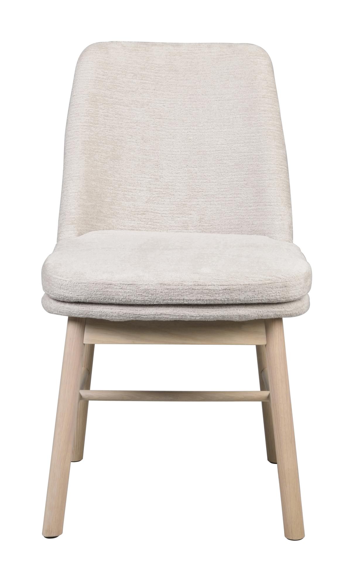 Stuhl Amesbury 2er Set Beige, Eiche hell passt perfekt in stilvolle Wohnräume.