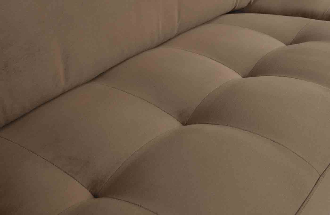 Sofa Rodeo Classic 2,5 Sitzer Samt, Taupe