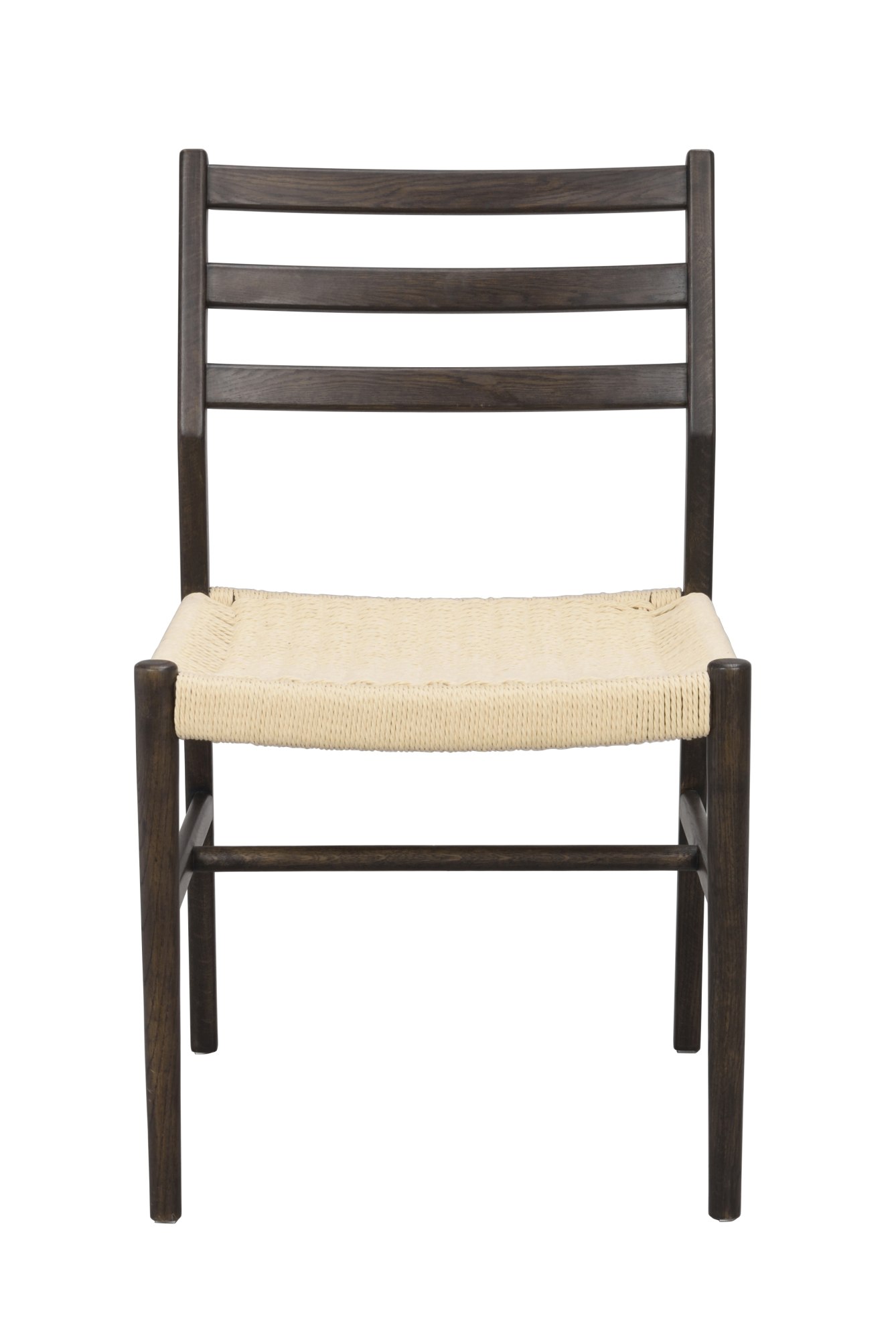 Stuhl Harlan 2er Set, Eiche Braun / Hellbeige – überzeugt mit zeitlosem Stil.