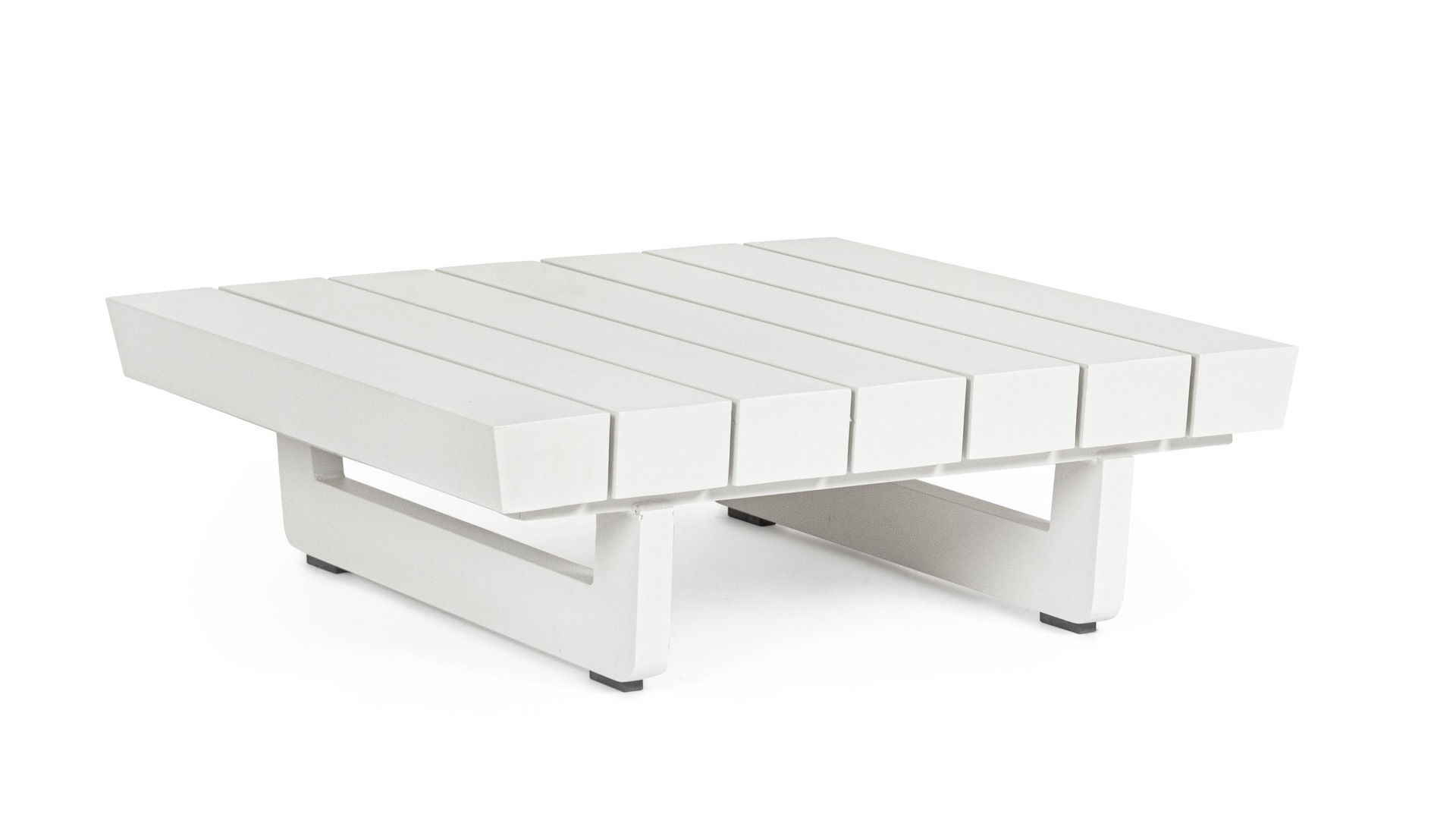 Couchtisch Infinity aus Aluminium 74 cm, Weiß Couchtisch Infinity aus Aluminium 74 cm, Weiß
