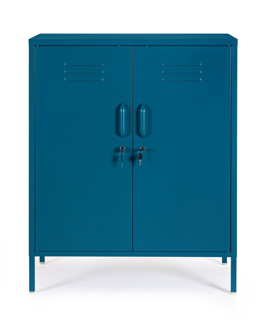 Kommode Cambridge aus Metall, Blau