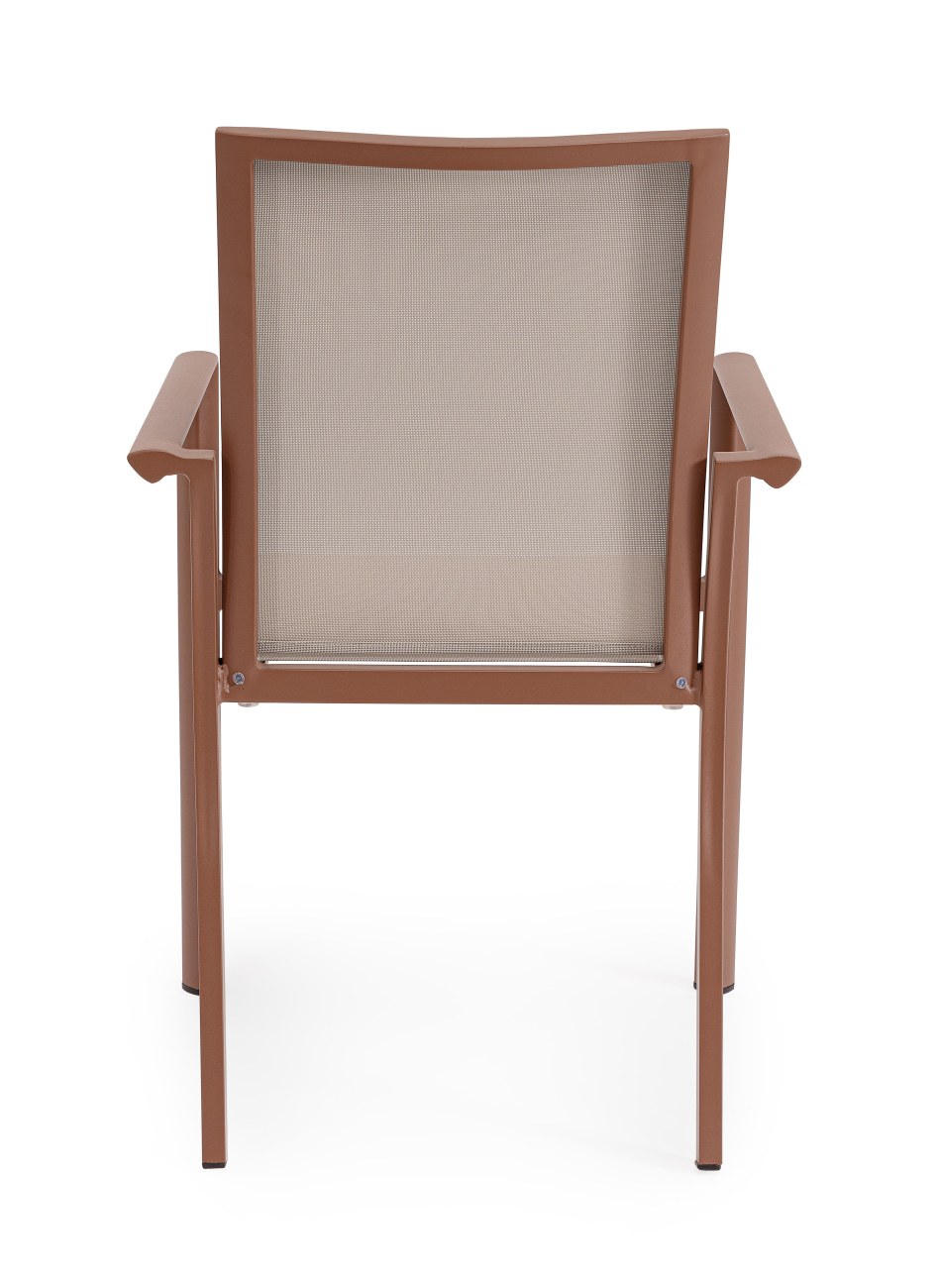 Gartenstuhl Konnor stapelbar mit Armlehne, Barn