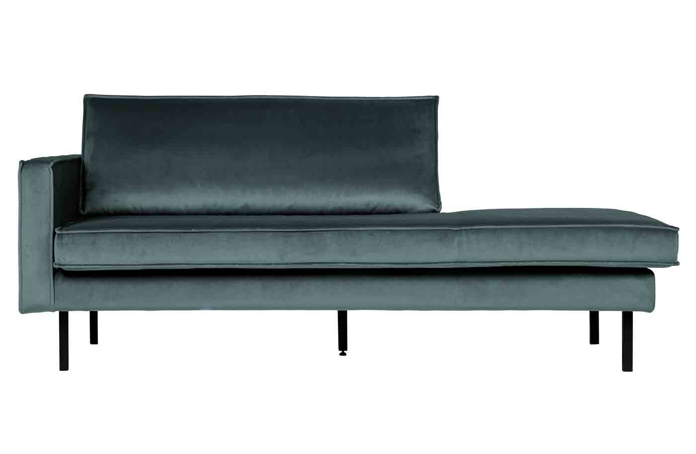 Recamiere Rodeo Daybed Samt, links Teal