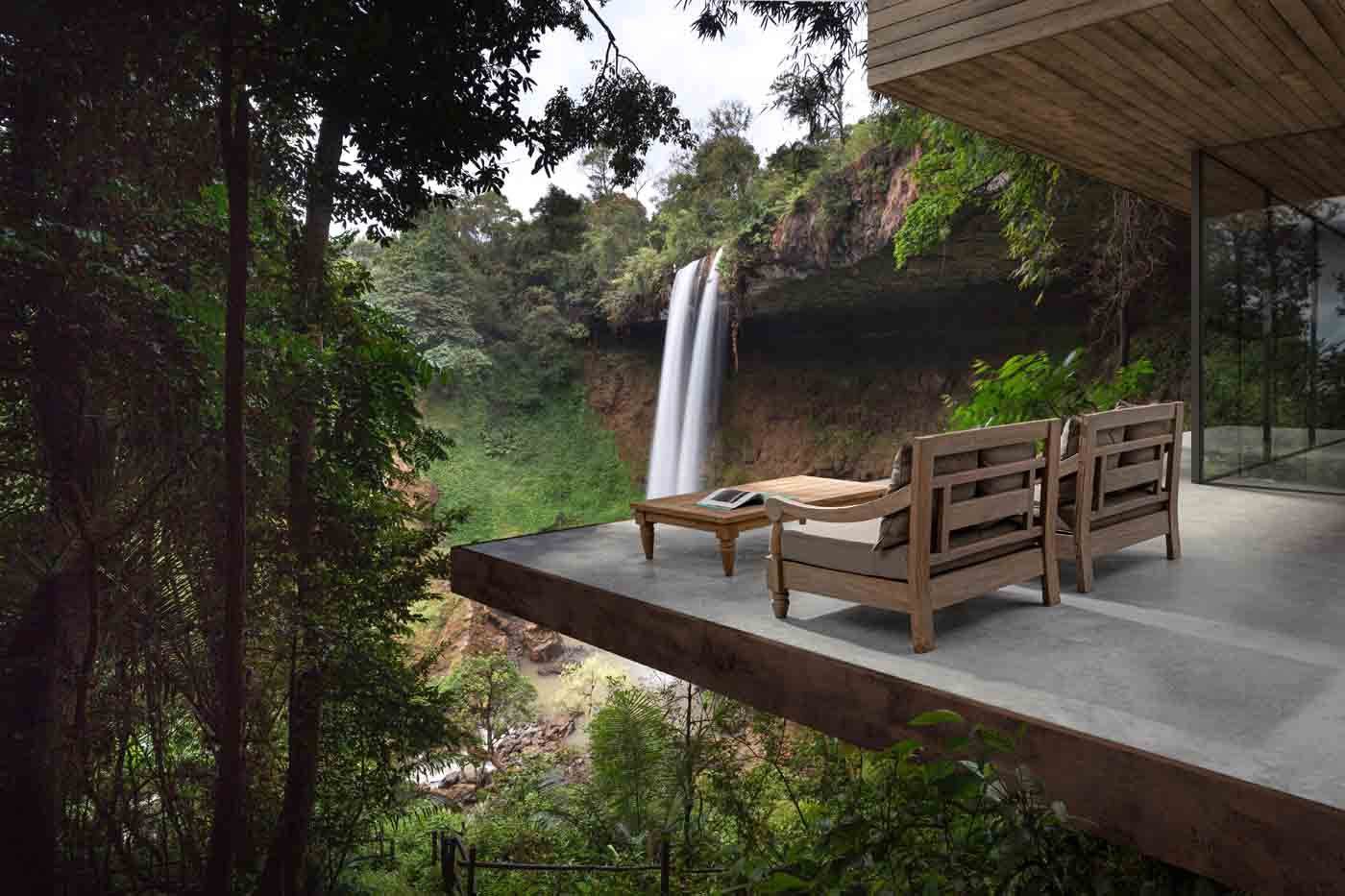 Beistelltisch Bali aus Teakholz