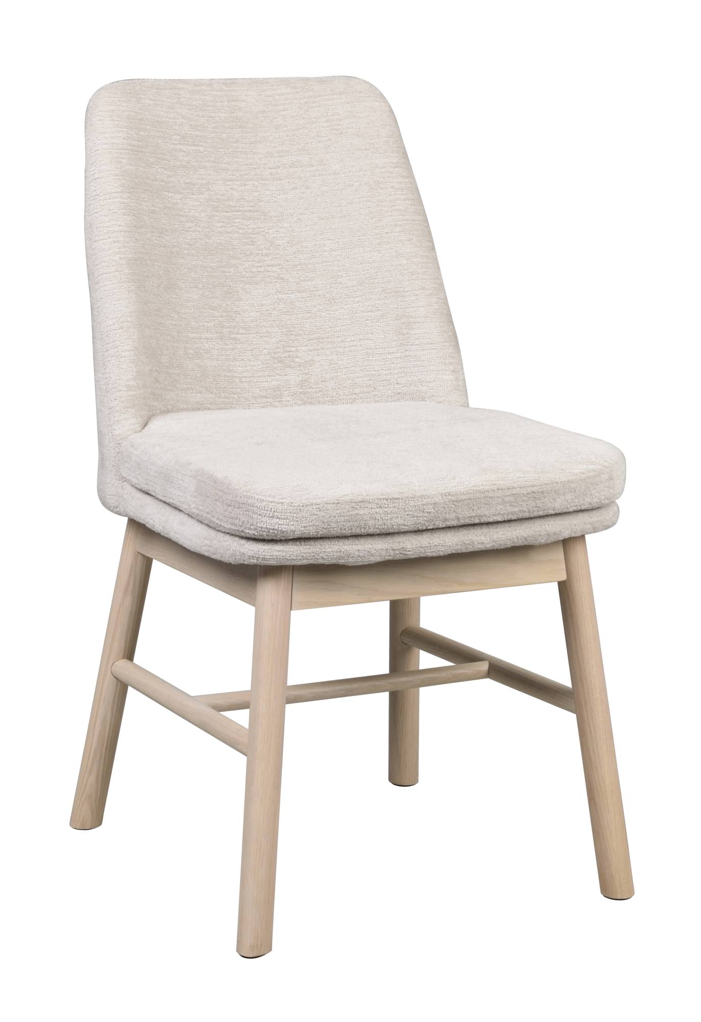 Stuhl Amesbury 2er Set Beige, Eiche hell passt perfekt in stilvolle Wohnräume.