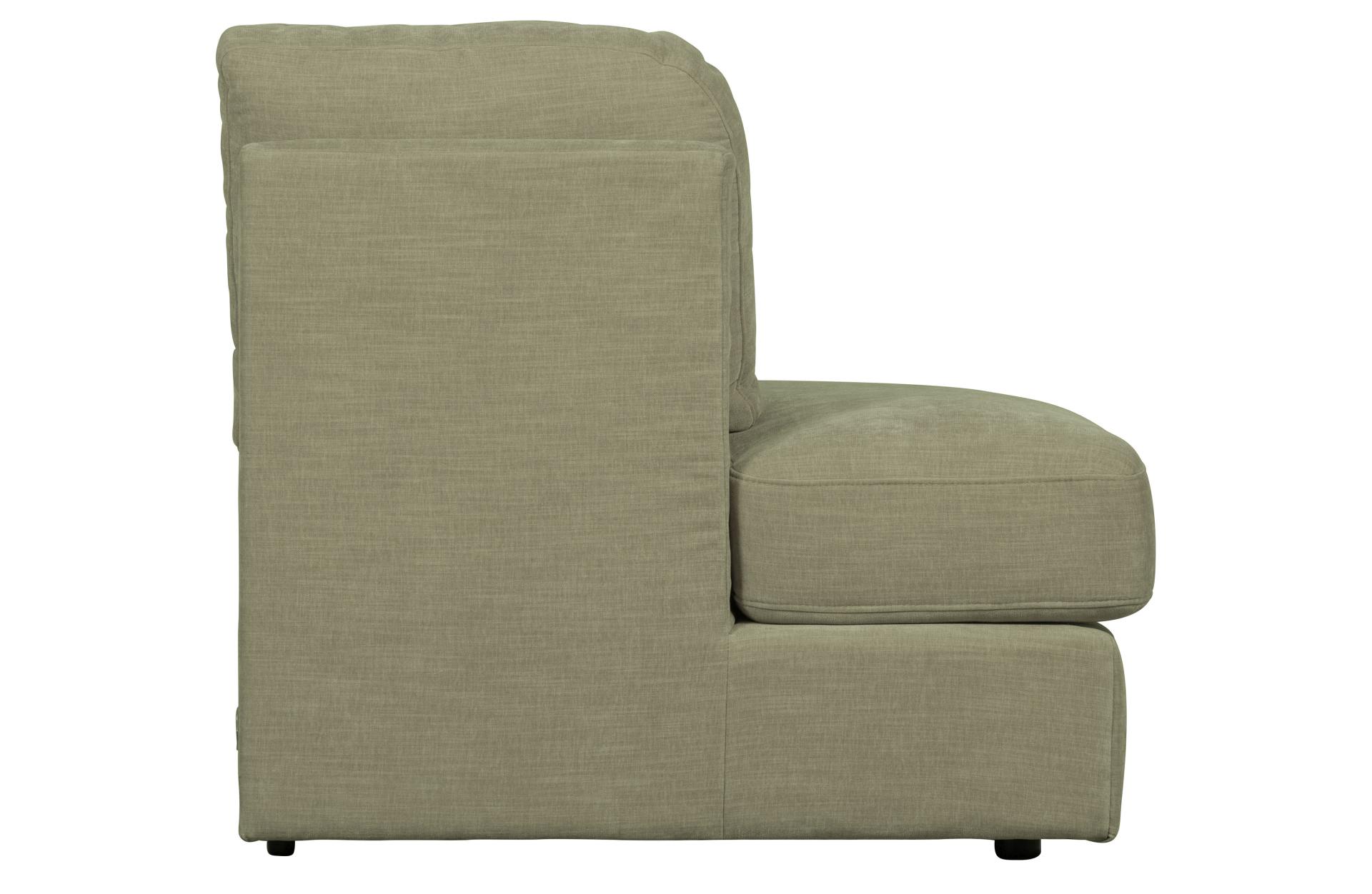 Modulsofa Family 1-Seat Eck-Element Rund Links, Grün