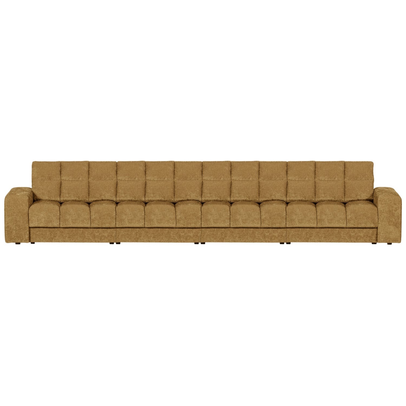 Sofa Date 4-Sitzer aus Webstoff, Gold