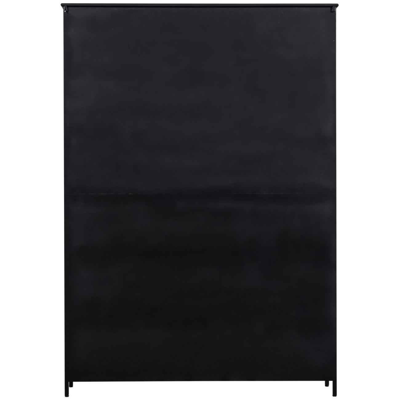 Vitrine Exhibit 3XL aus Metall, Schwarz