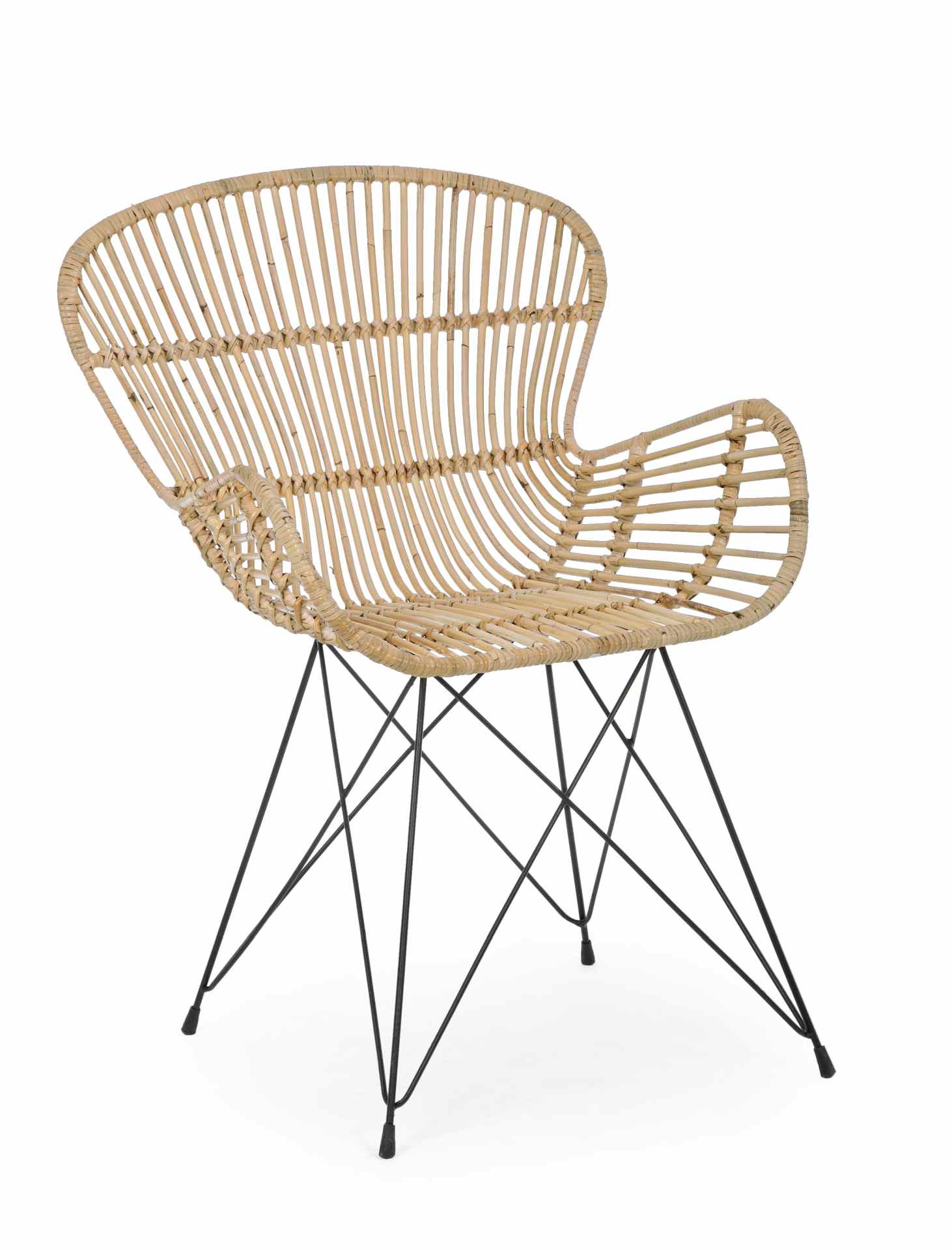 Sessel Venturs aus Rattan, Natur