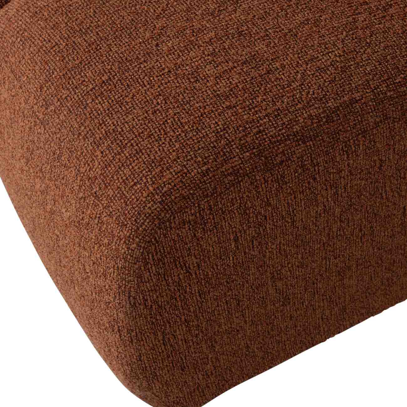 Modulsofa Mojo Boucle Einzel-Element, Rostbraun