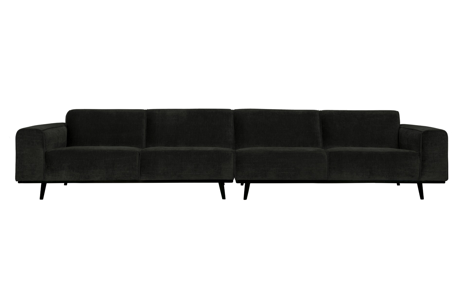 Sofa Statement XL aus gewebten Jacquard, Graphit