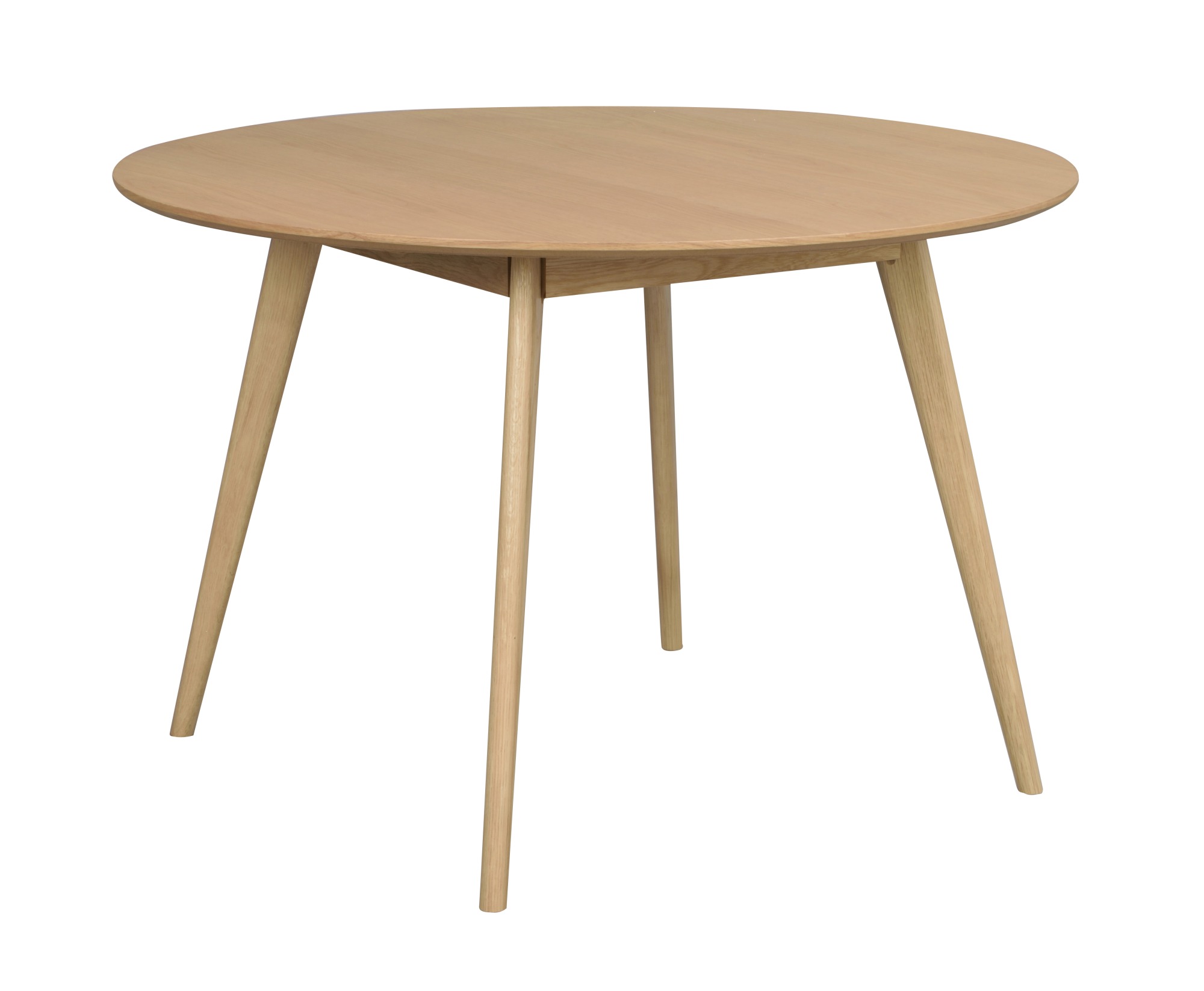 Esstisch Yumi Rund 115cm, MDF Eiche Natur