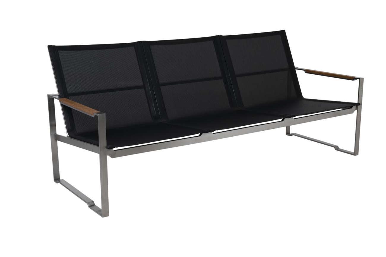 Gartenbank Gotland aus Metall Gartenbank Gotland aus Aluminium