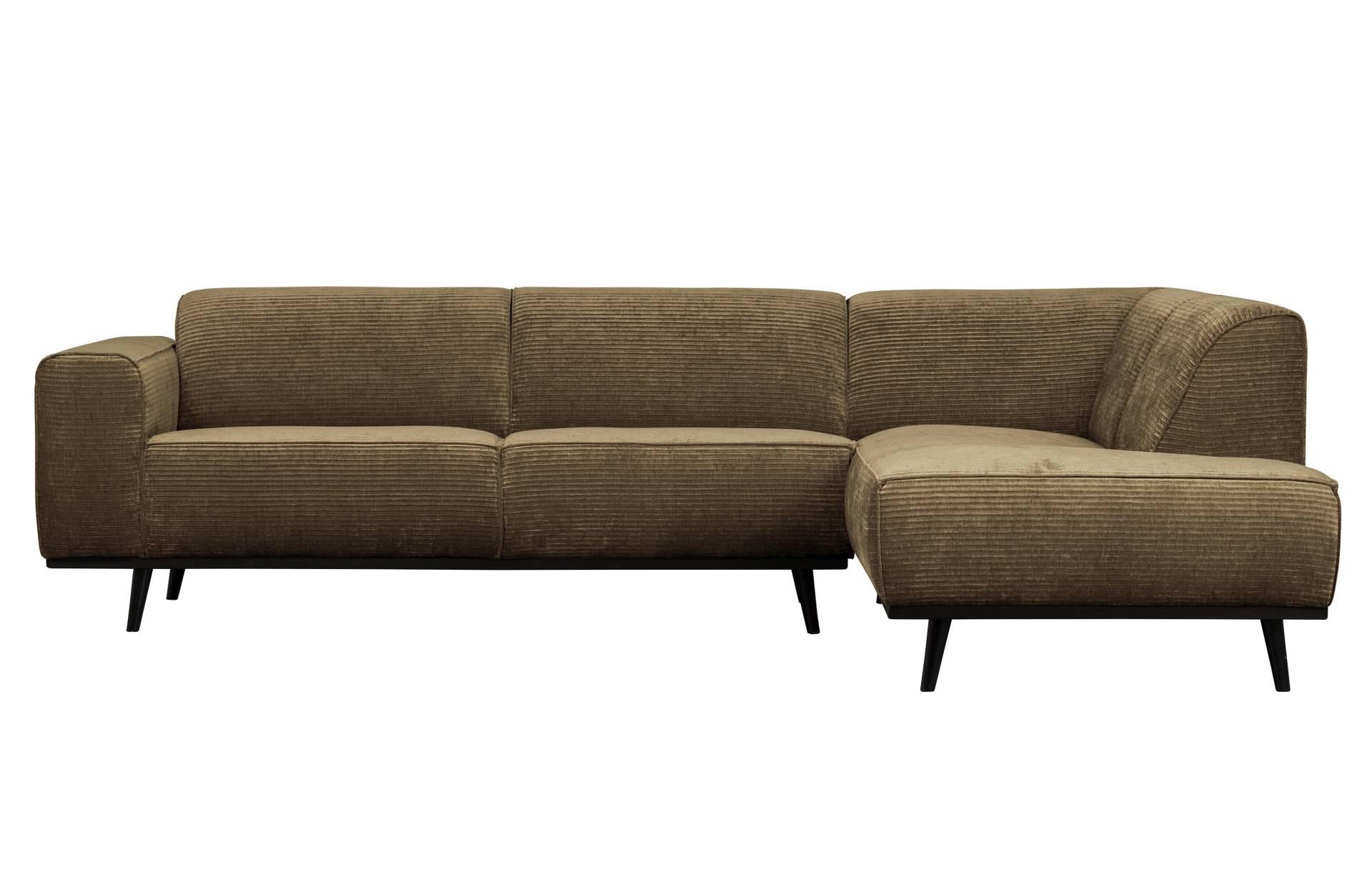 Ecksofa Statement aus gewebten Jacquard Rechts, Braun