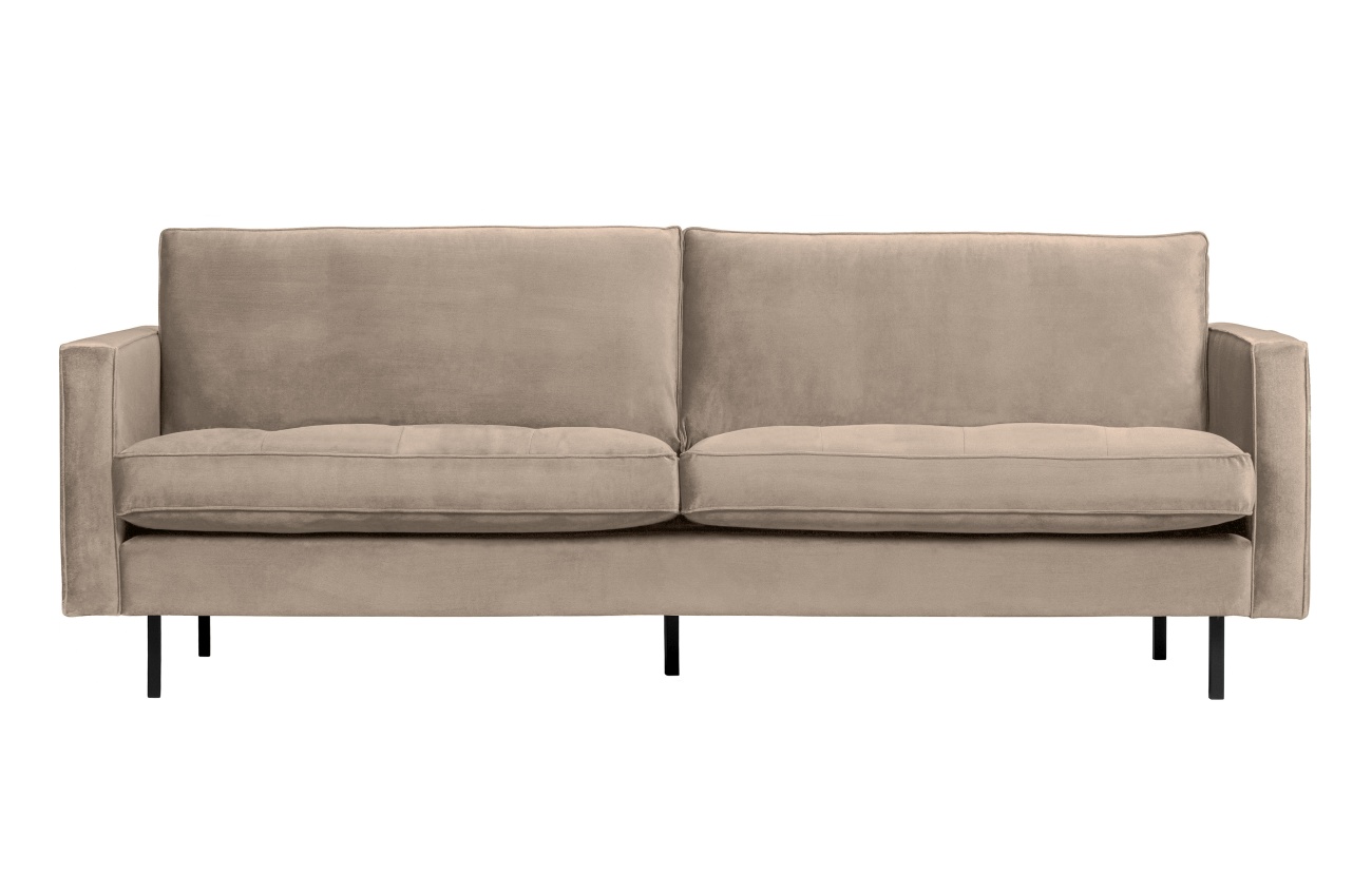 Sofa Rodeo Classic 2,5 Sitzer Samt, Kaki