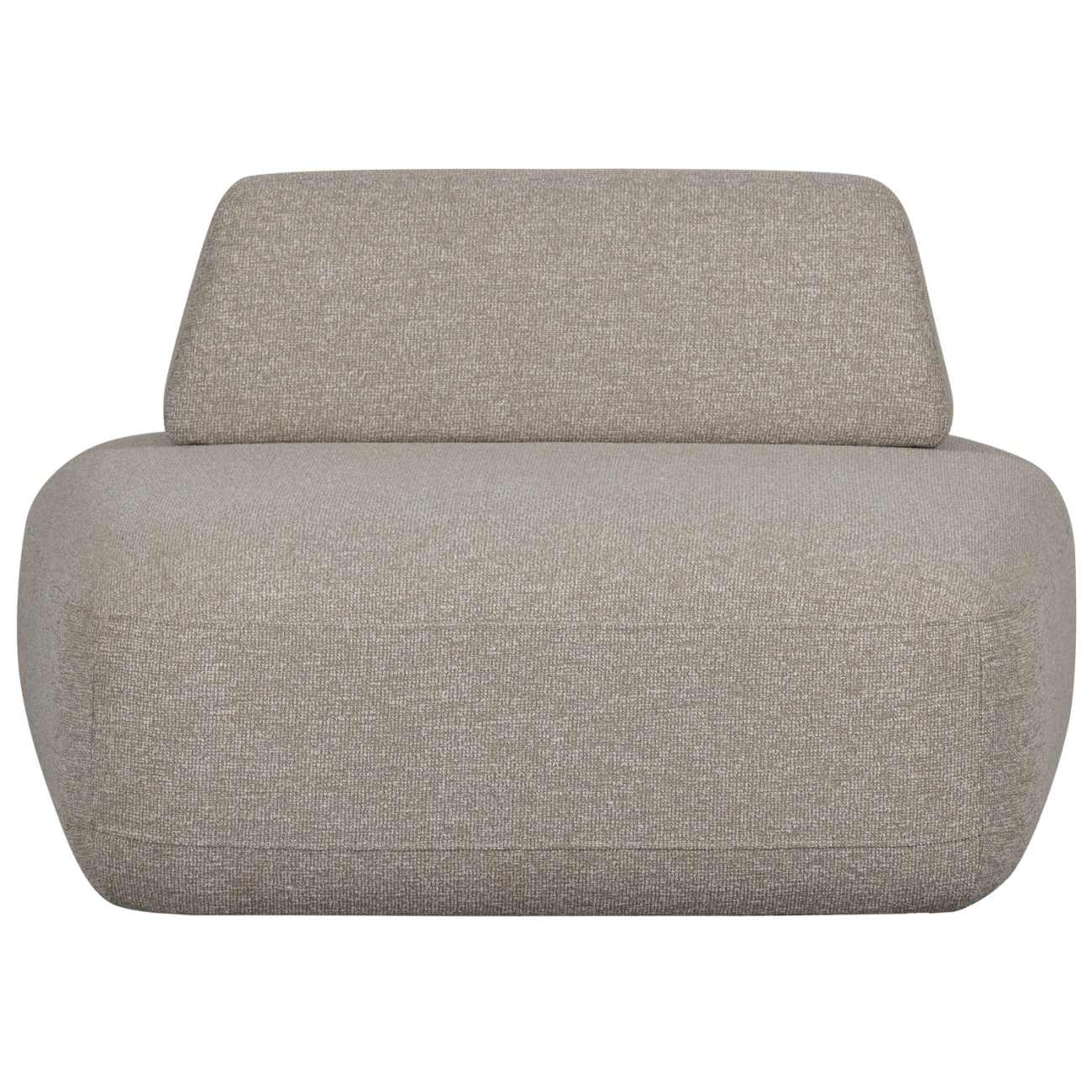 Sessel Sterck mit beweglicher Rückenlehne, Natur
