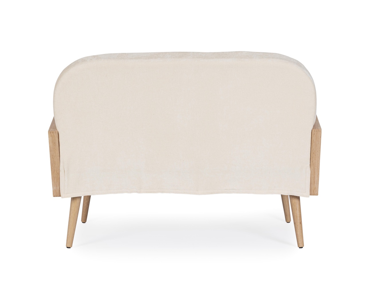 Sofa Dalida aus Stoff, Creme