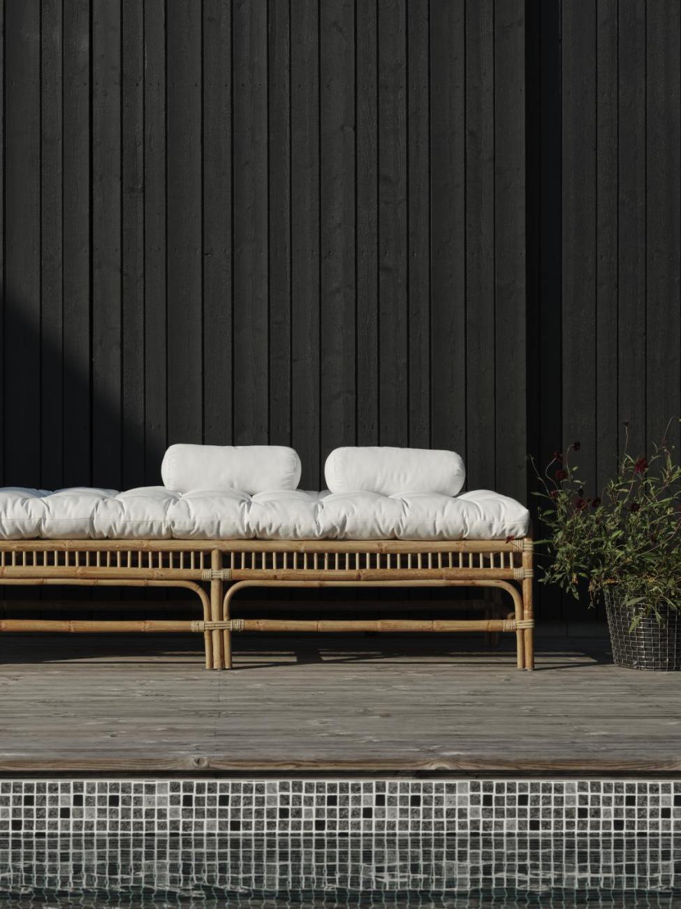 Daybed Vallda aus Rattan