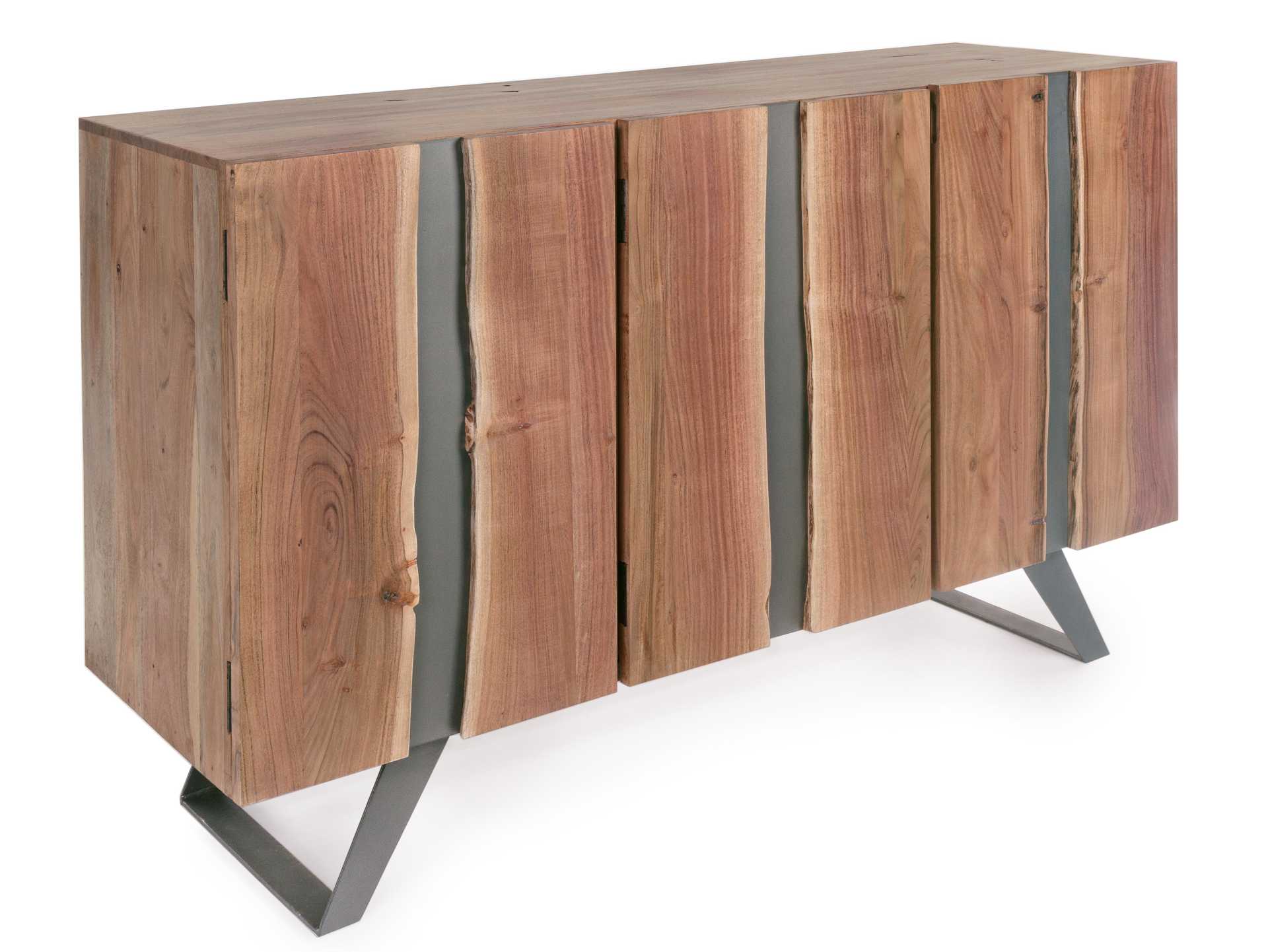 Sideboard Aron aus Akazienholz, 145 cm