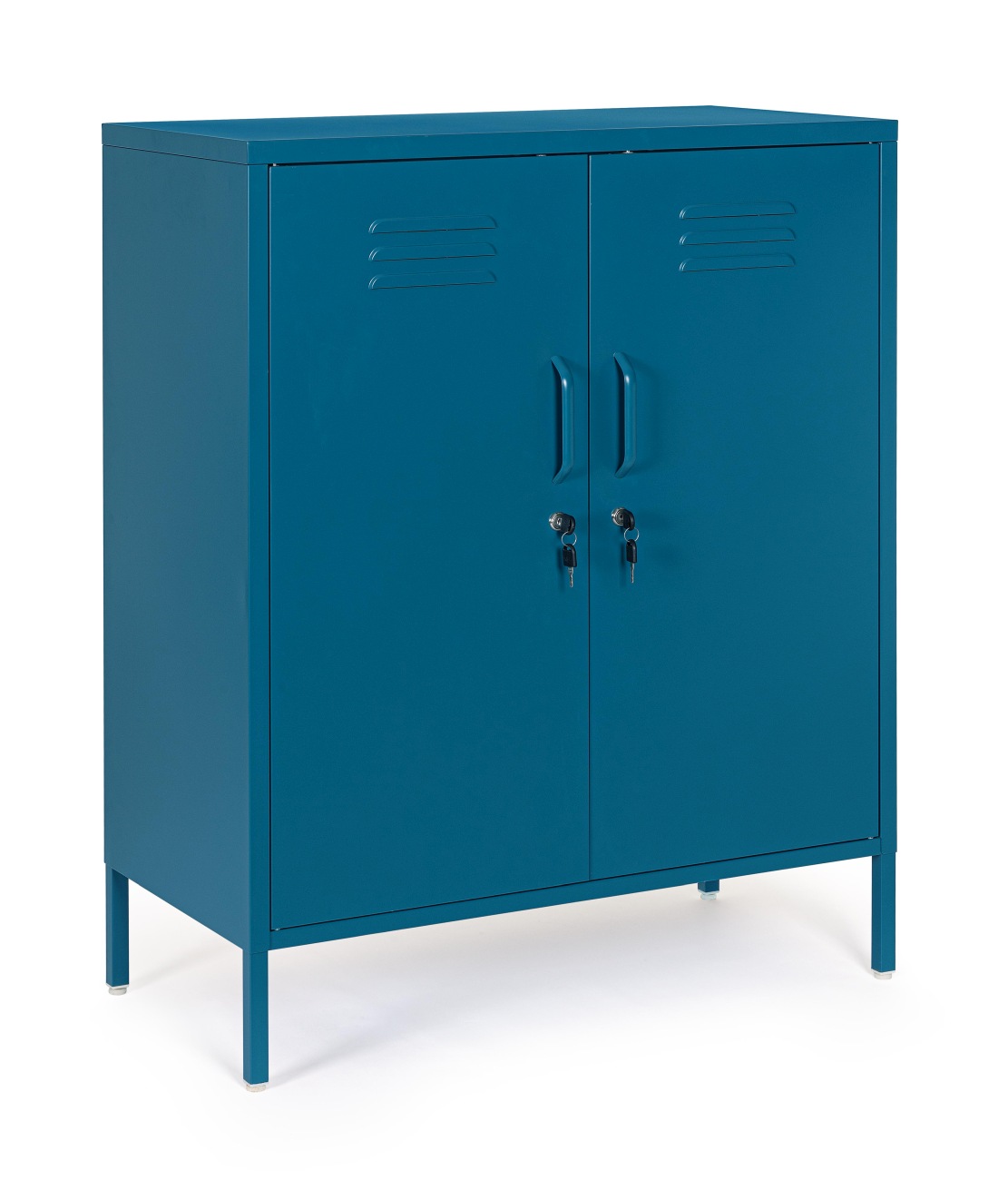 Kommode Cambridge aus Metall, Blau